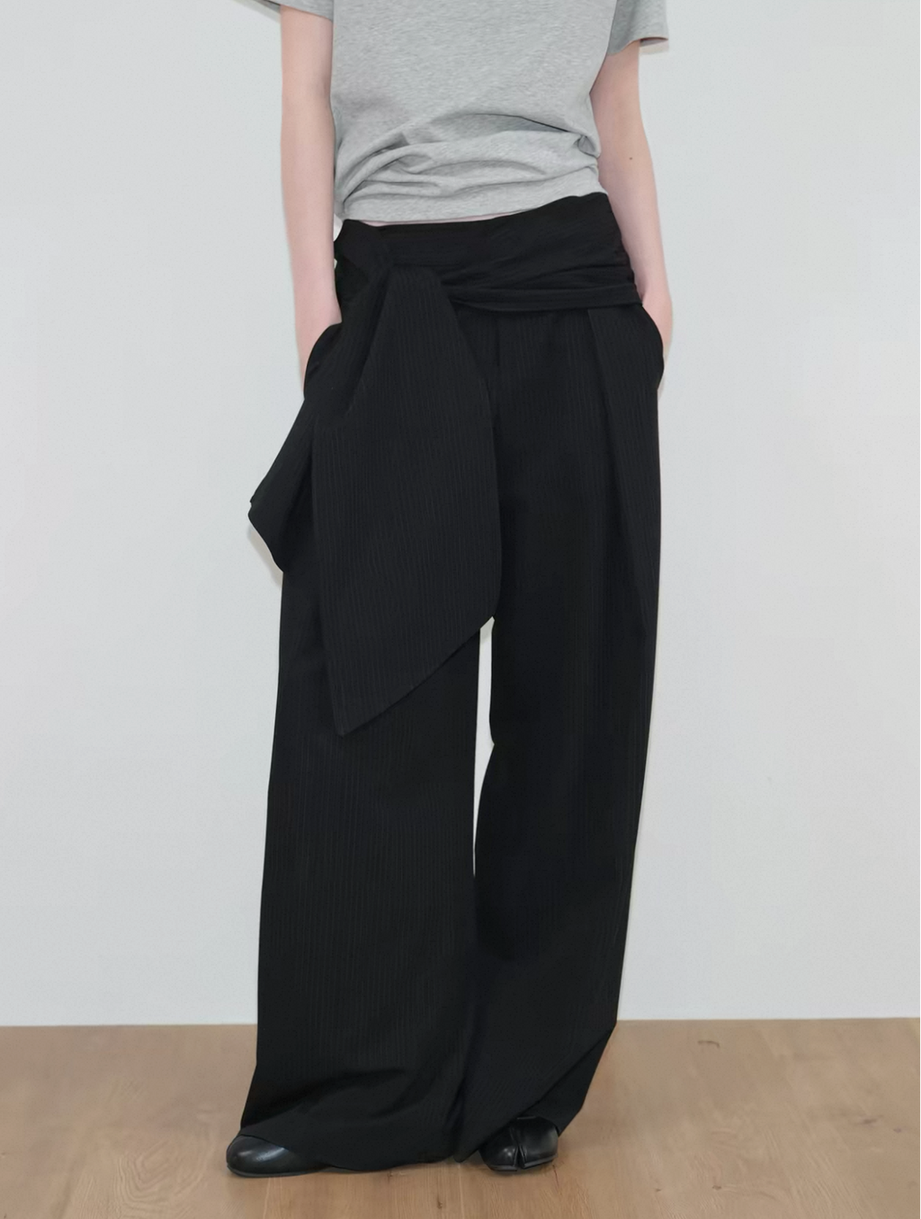 Interruption Column Panel Tie Trousers
