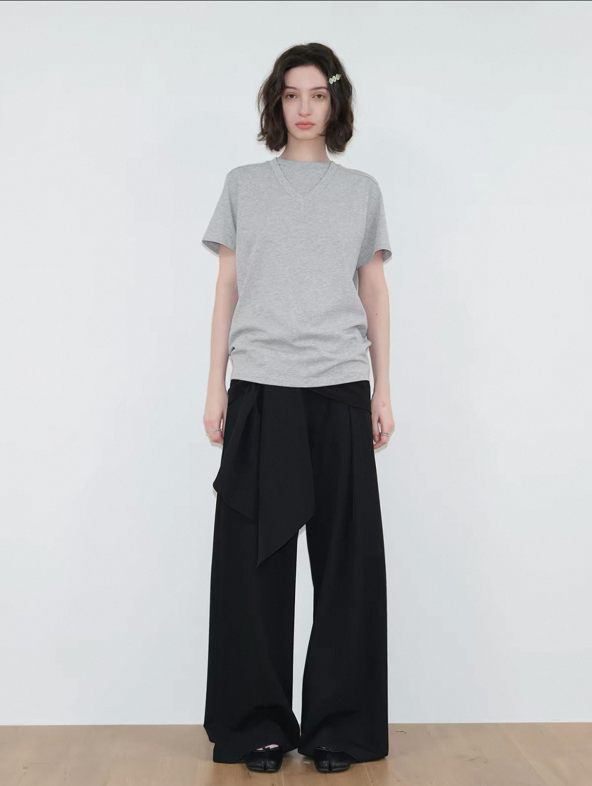 Interruption Column Panel Tie Trousers