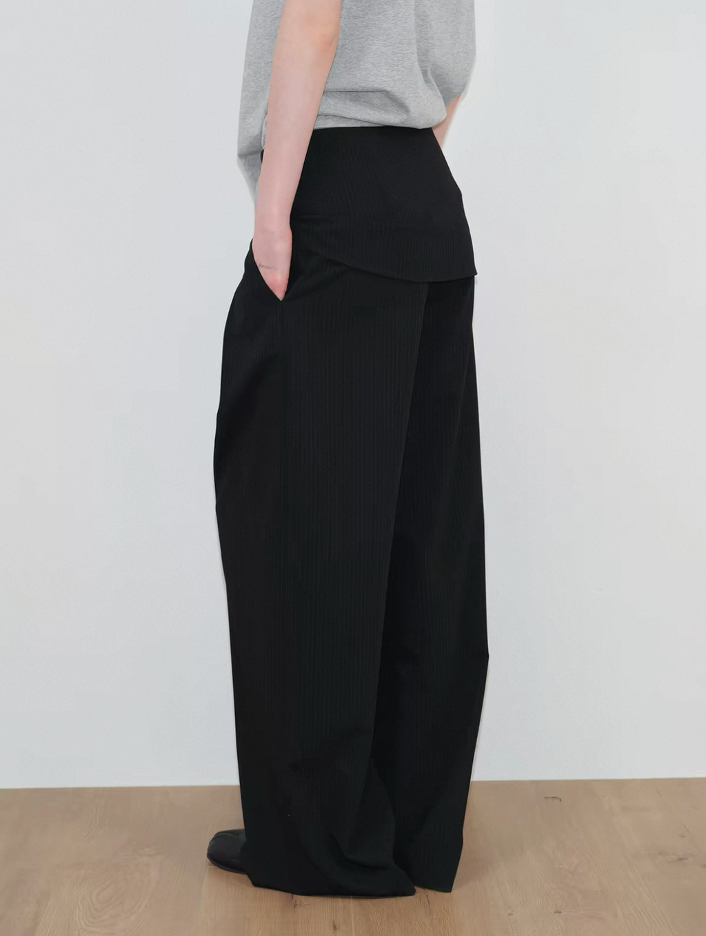 Interruption Column Panel Tie Trousers
