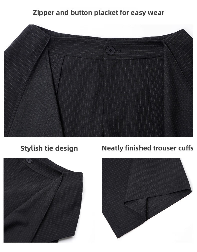 Interruption Column Panel Tie Trousers