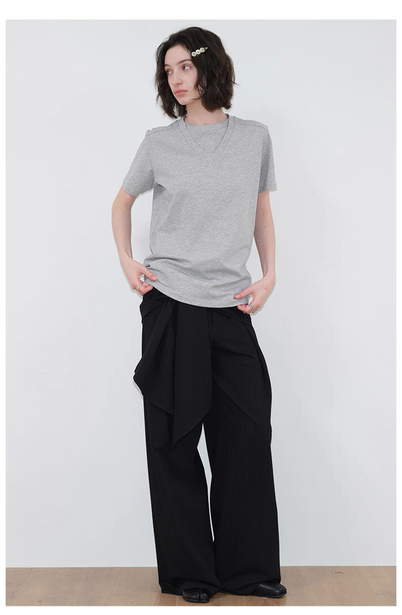Interruption Column Panel Tie Trousers