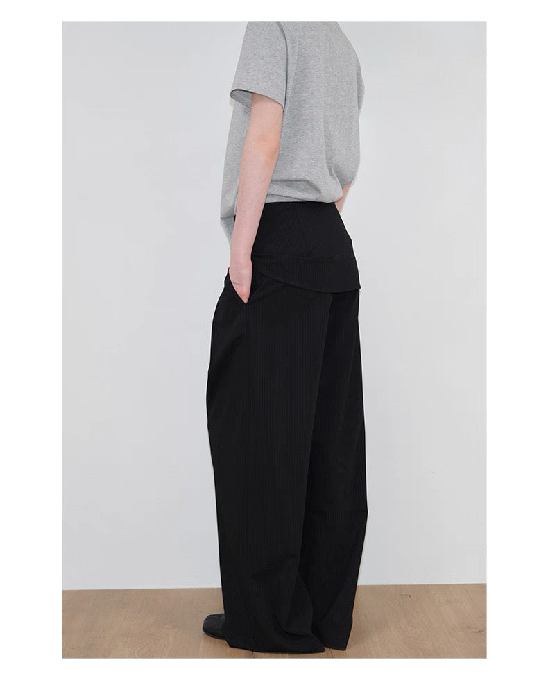 Interruption Column Panel Tie Trousers