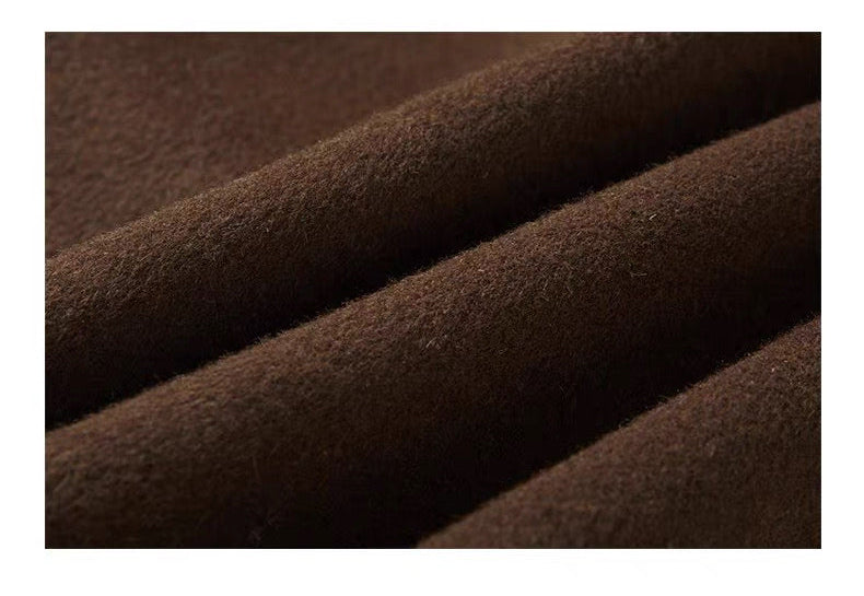 Ulster Double-Breasted Alpaca & Mulberry Silk Longline Greatcoat