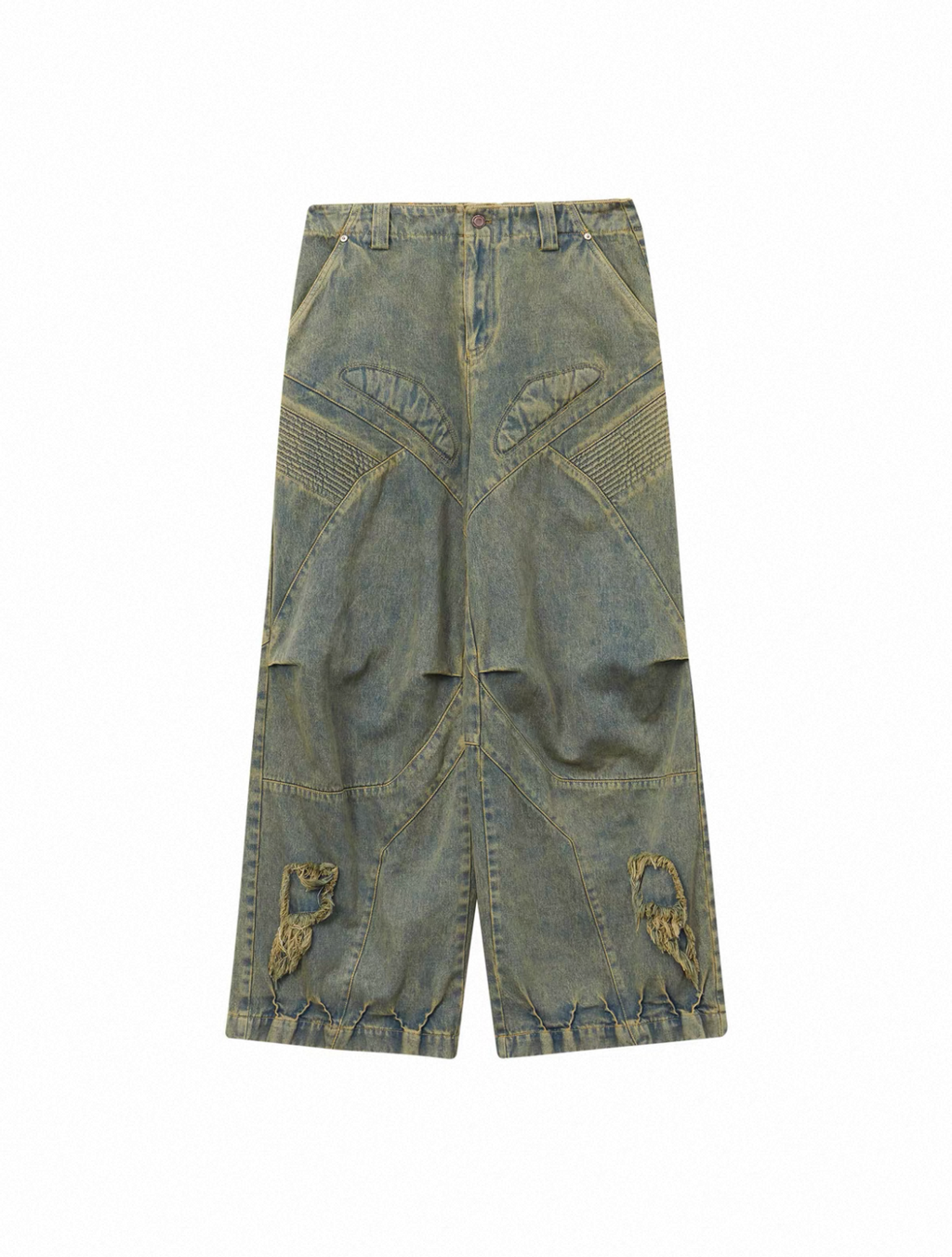 Tagrunner Wide-Leg Jeans in Asphalt