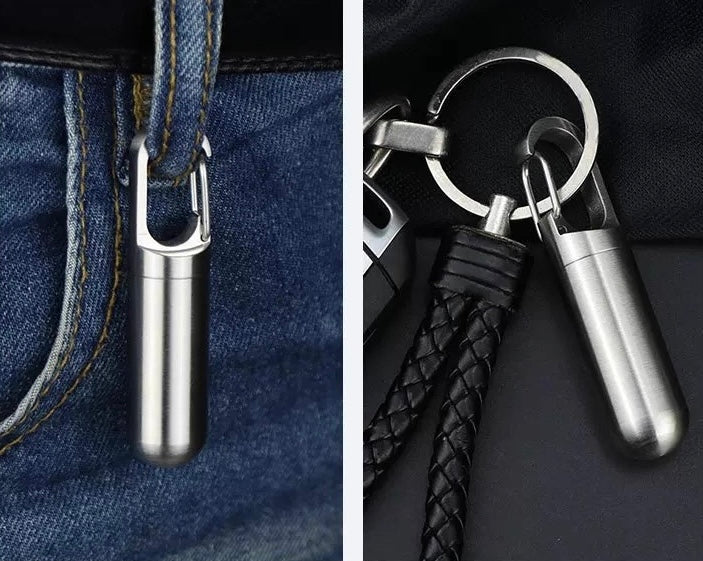 Micro-Vault Capsule Carabiner