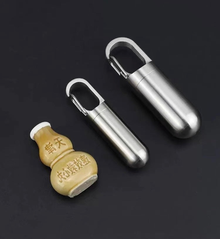 Micro-Vault Capsule Carabiner