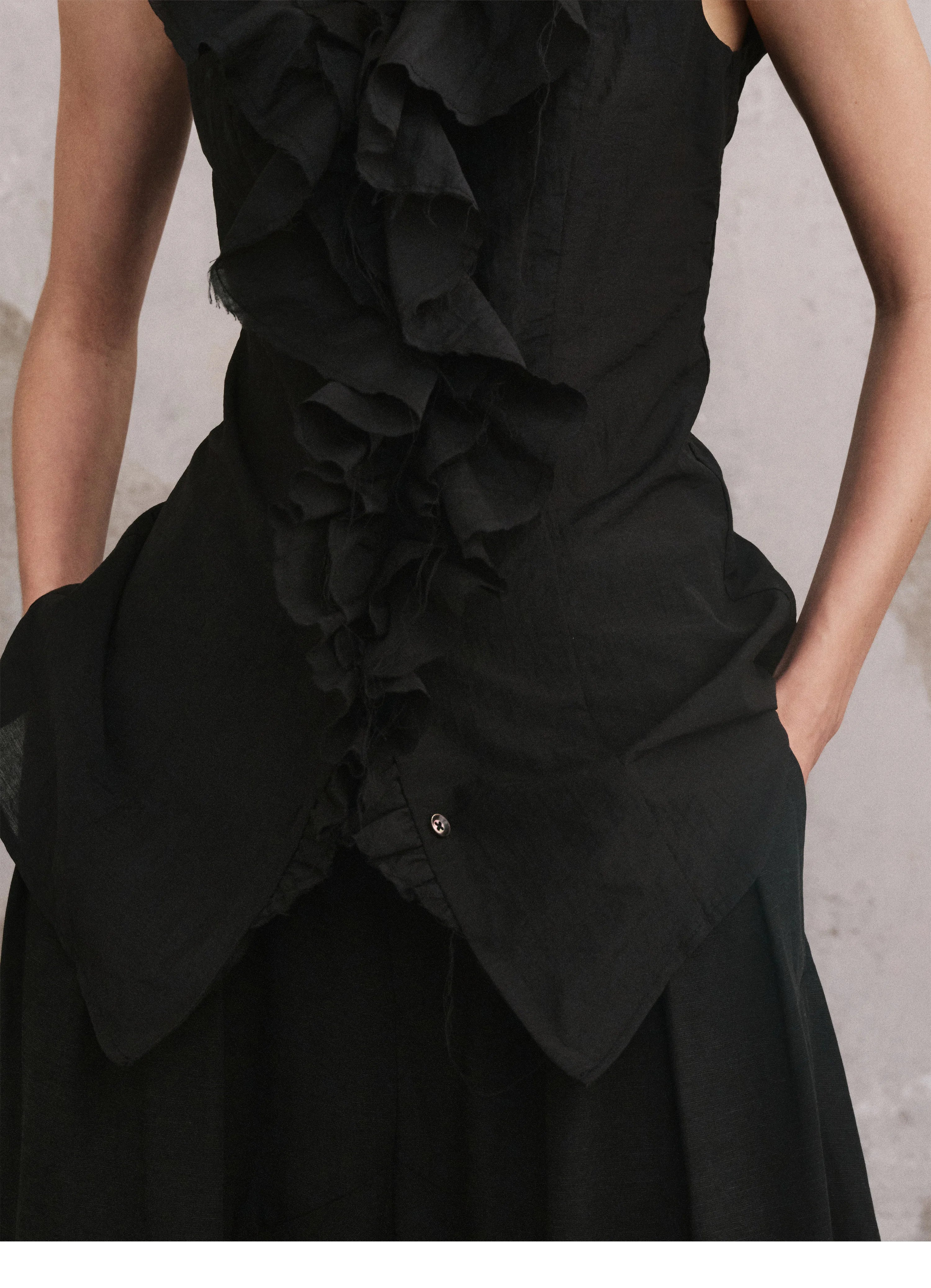 Vestige Ruffle Vest