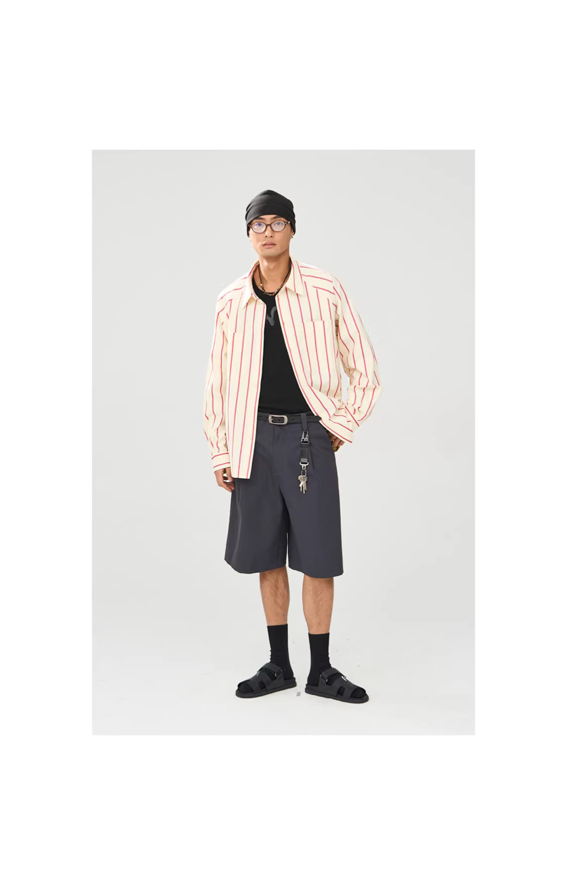 Interval Longline Pleated Suit Shorts