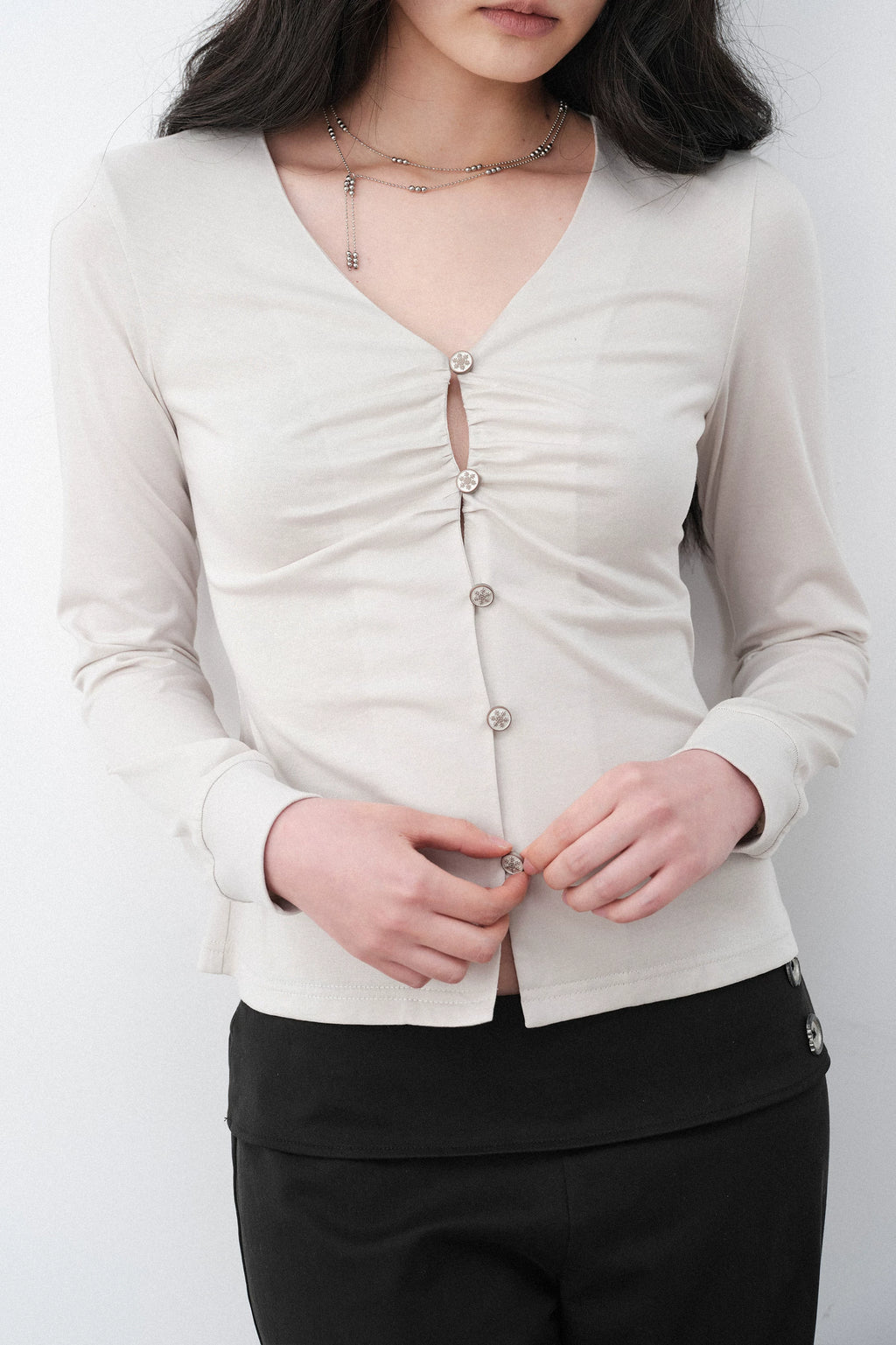 Softline Gathered Long Sleeve