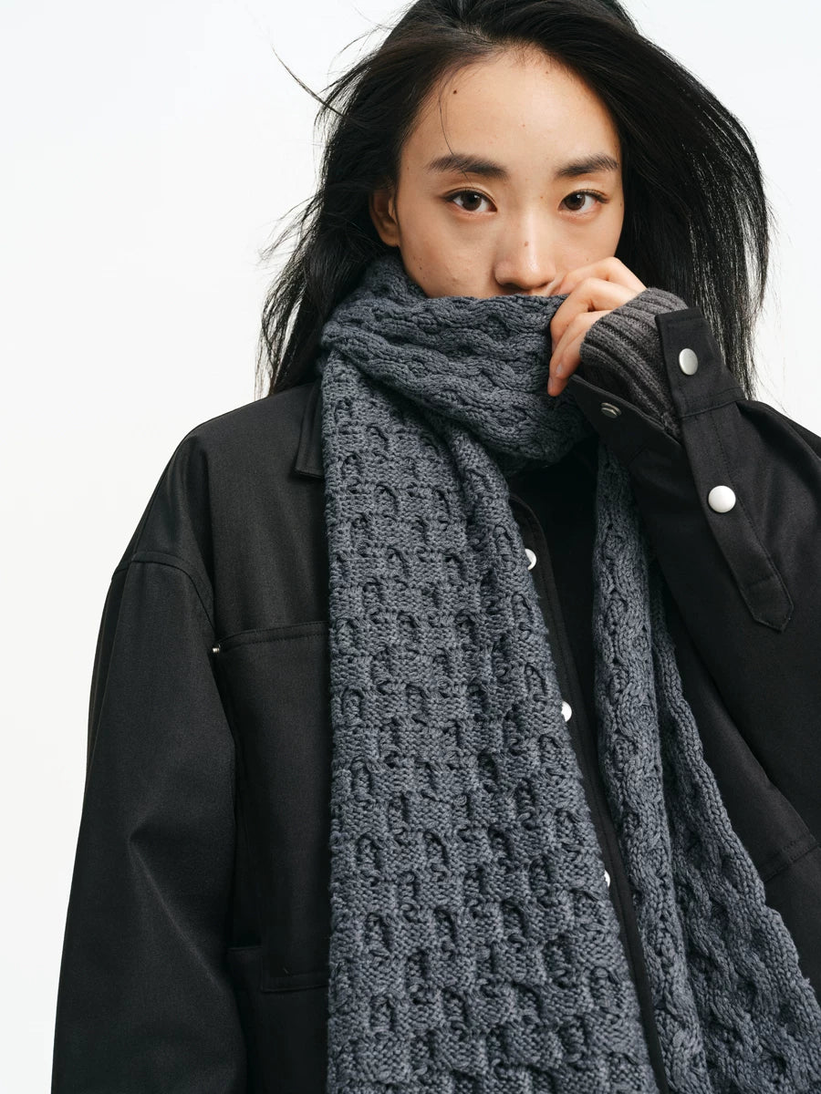 Interlock Knit Scarf
