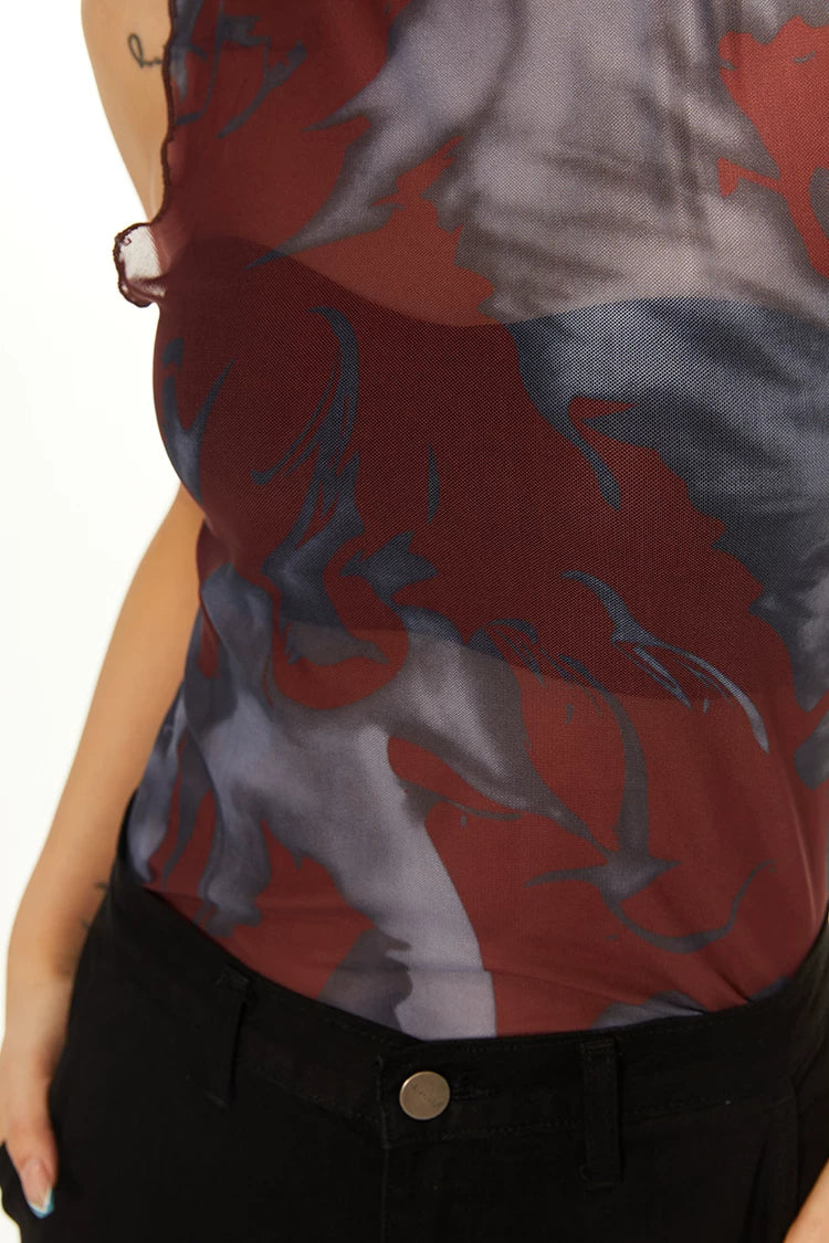 Phantom Bloom Mesh Tank