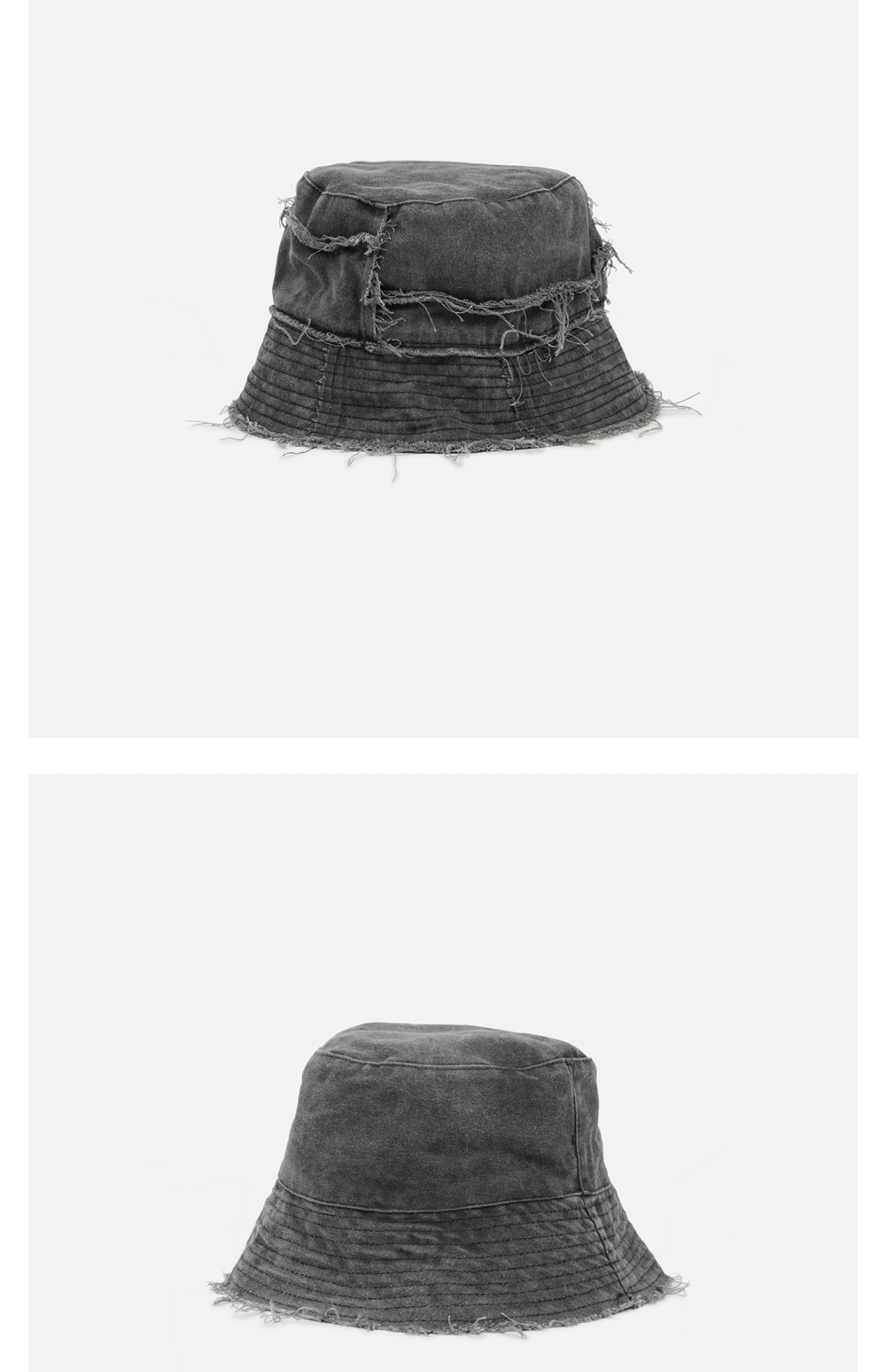 Frayed Edge Bucket Hat