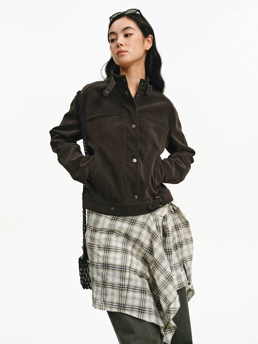 Strapline Cropped Jacket