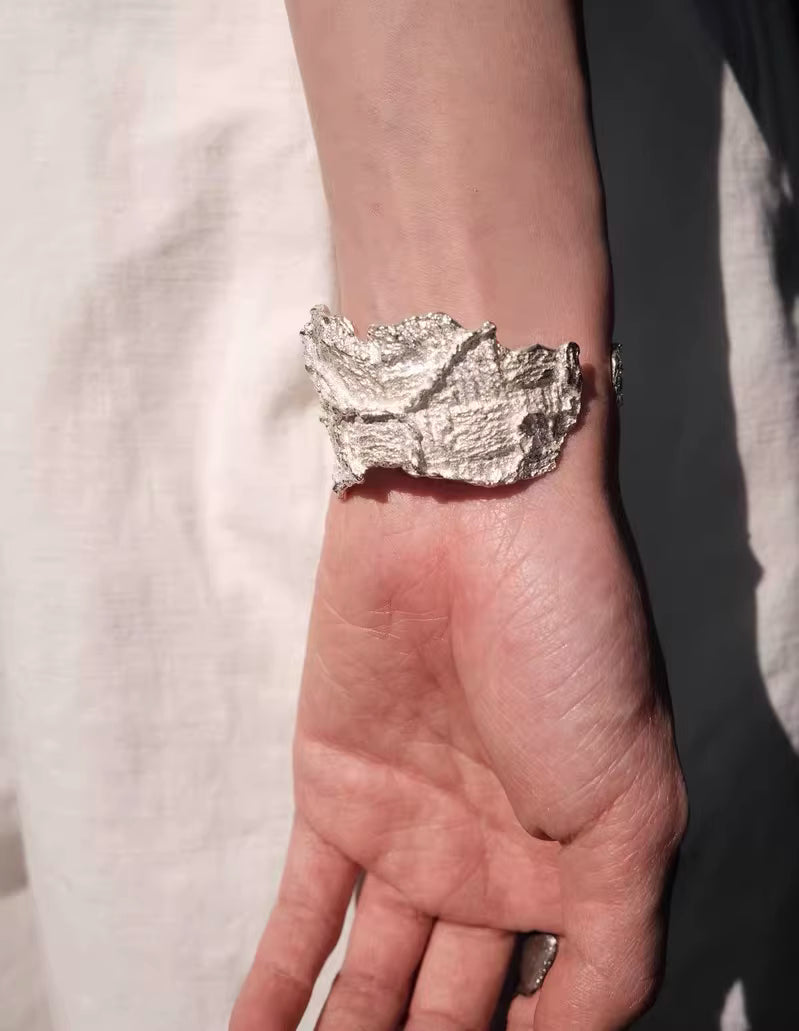 Echo Tectonic Cuff Bracelet