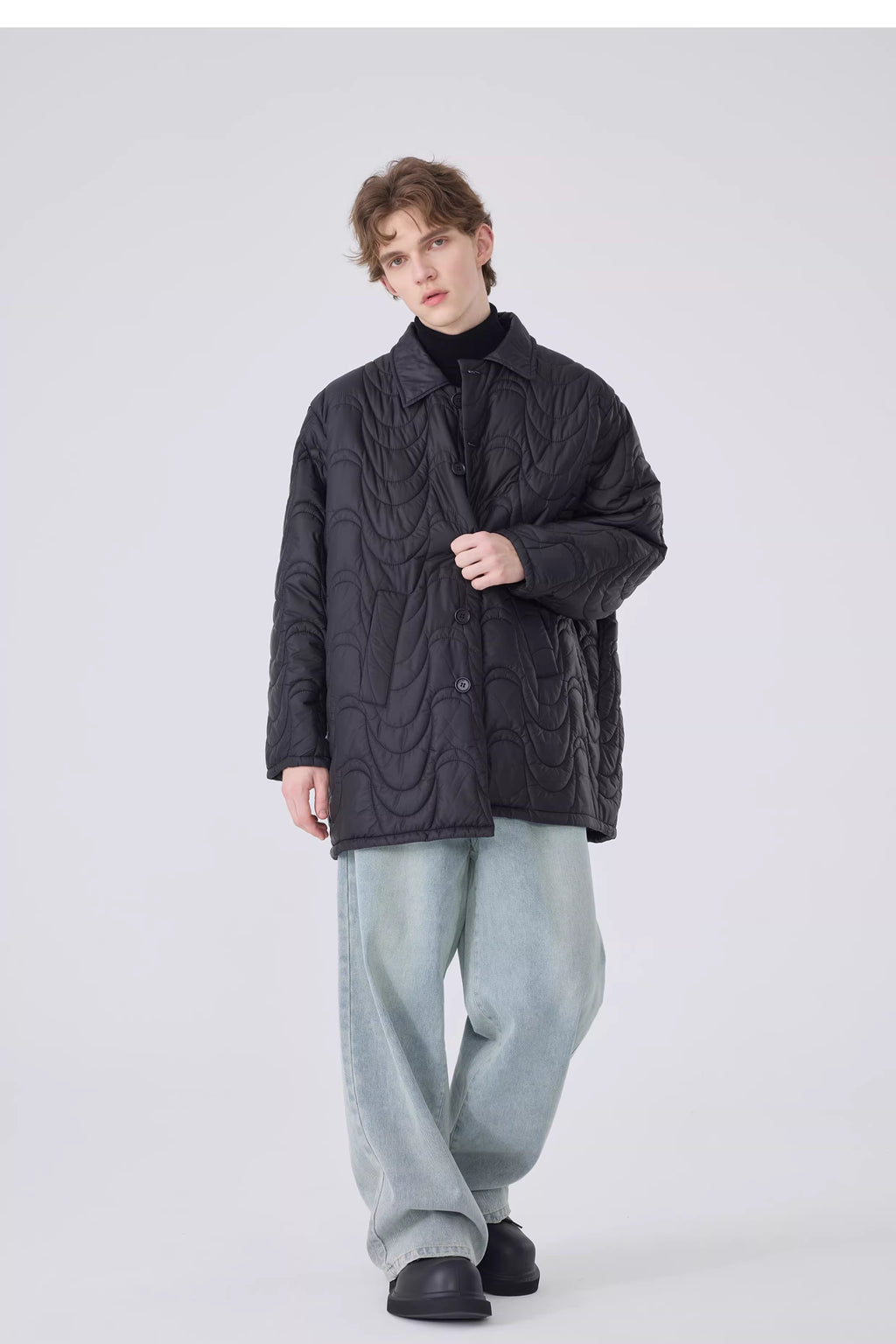 Obsidian Tide Quilted Parka