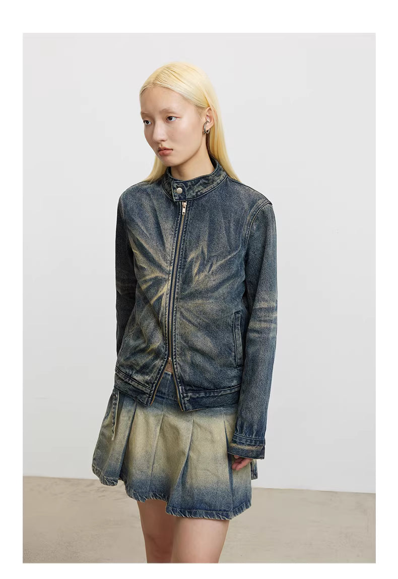 Indigo Star Wash Demin Jacket