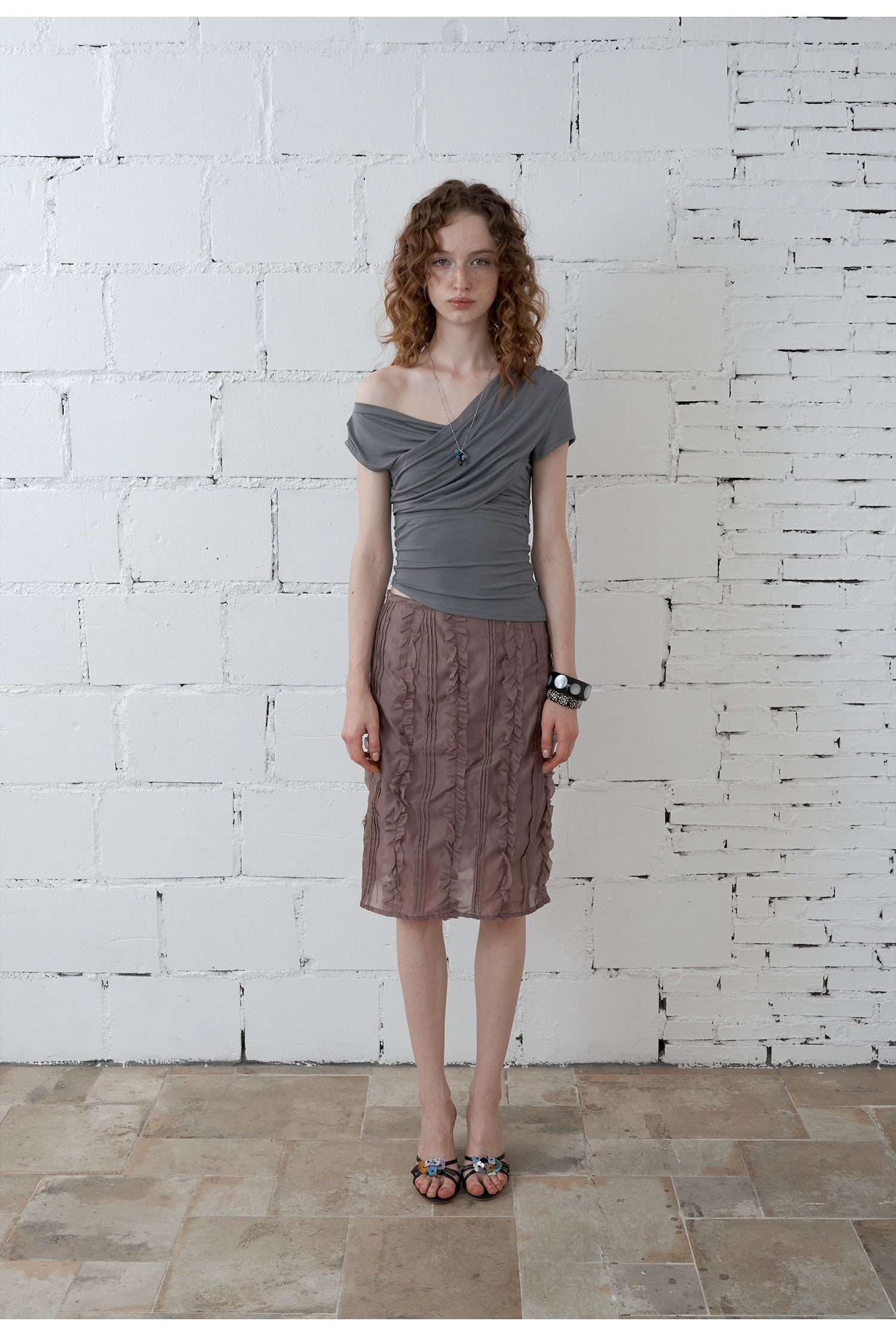 Cross-Drape Top