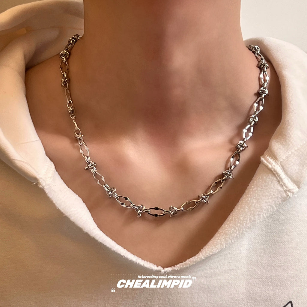 Barbed Link Chain Necklace
