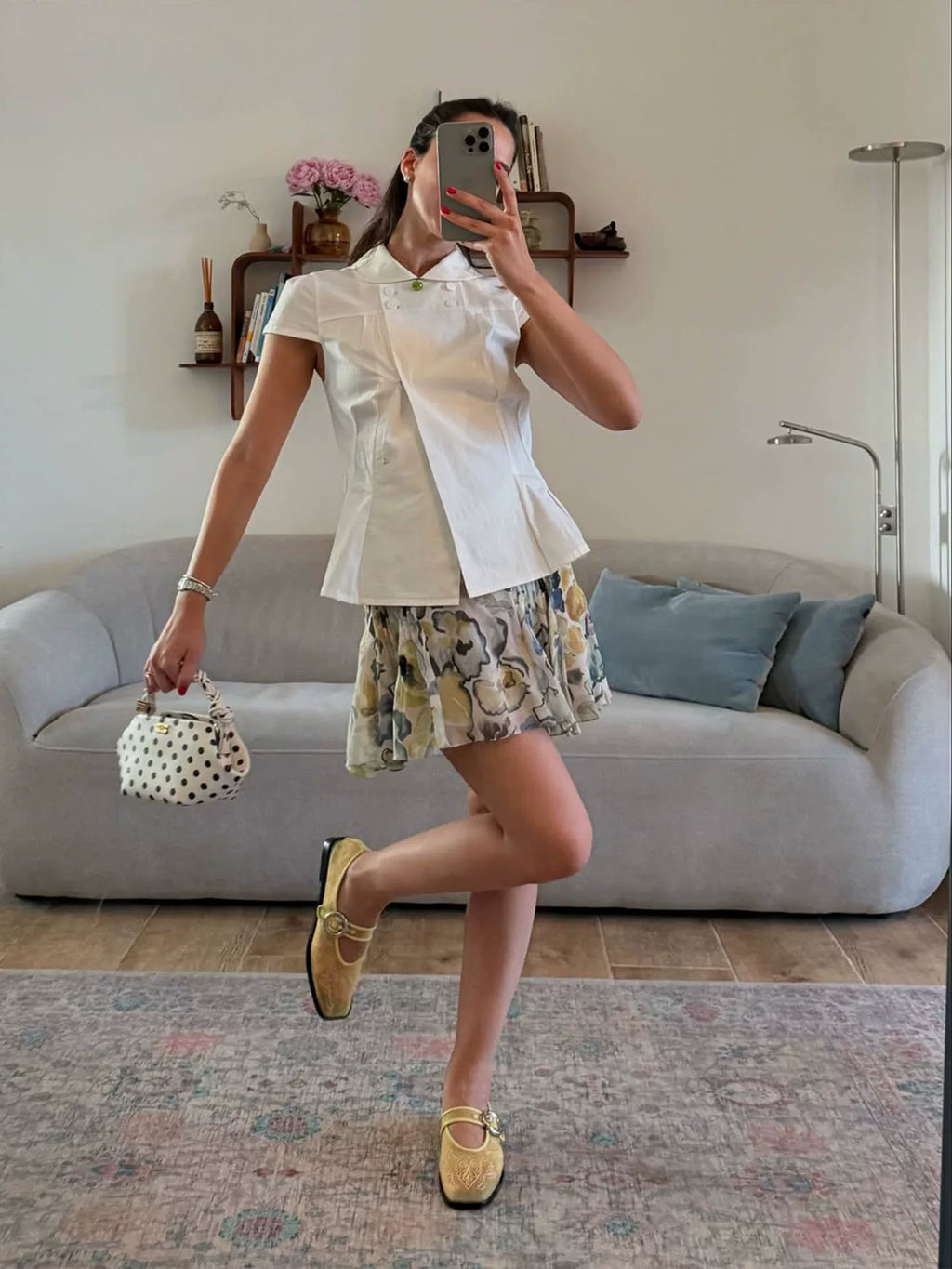 Missy Tailored Cap Sleeve Blouse