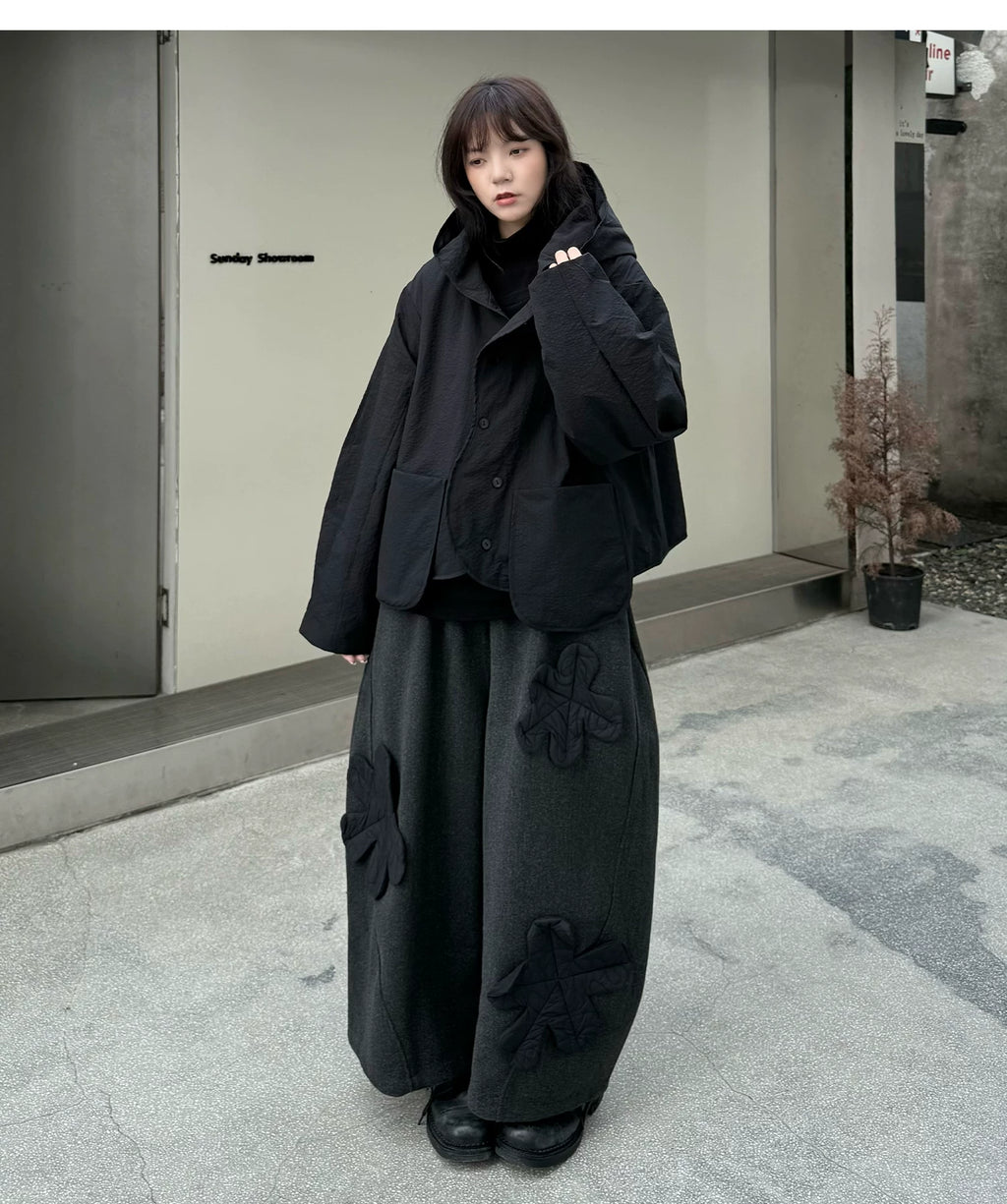 Shadow Hooded Quilted Jacket