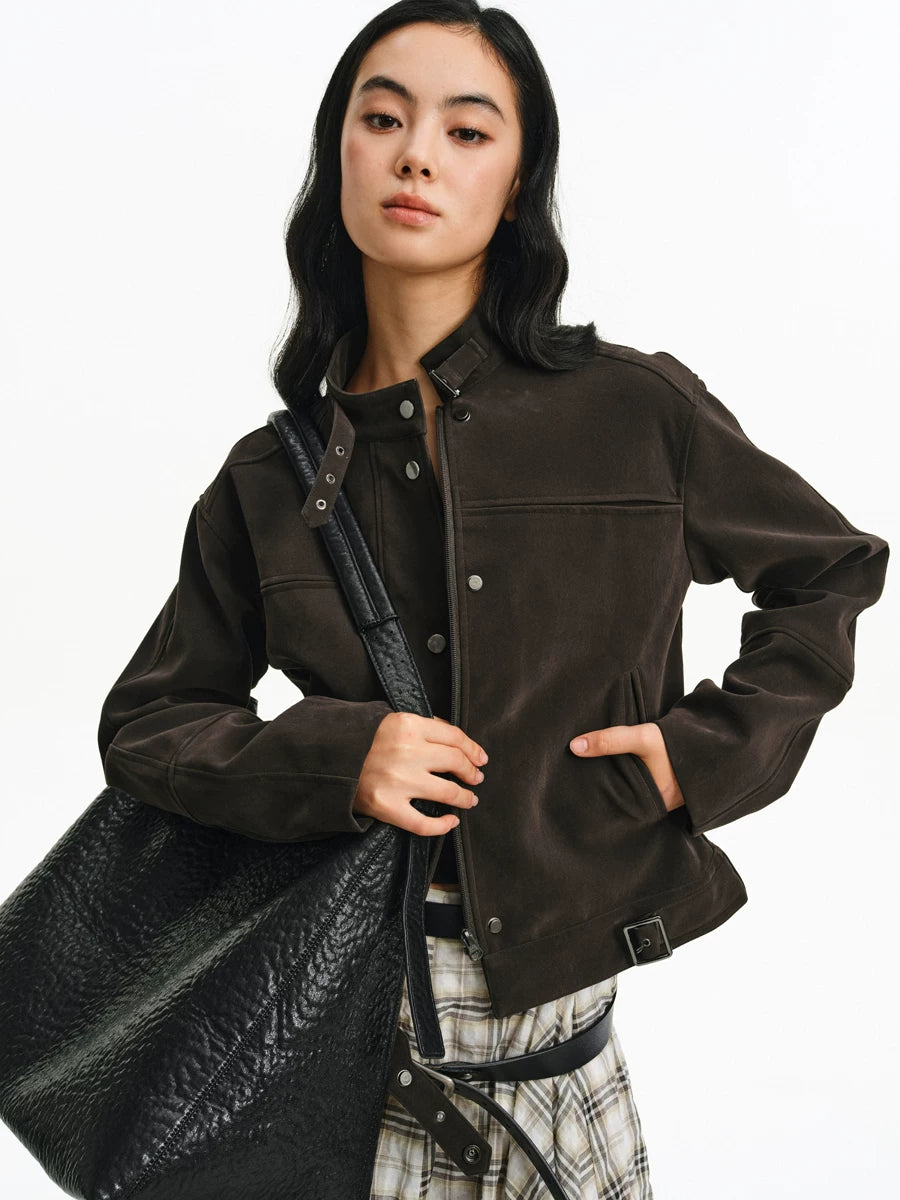 Strapline Cropped Jacket