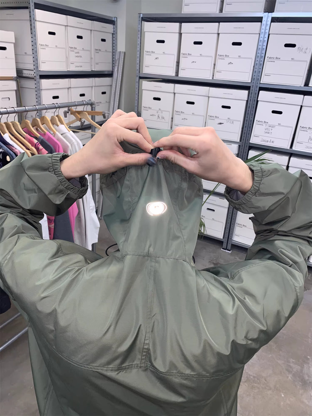 Technical Asymmetric Zip Windbreaker