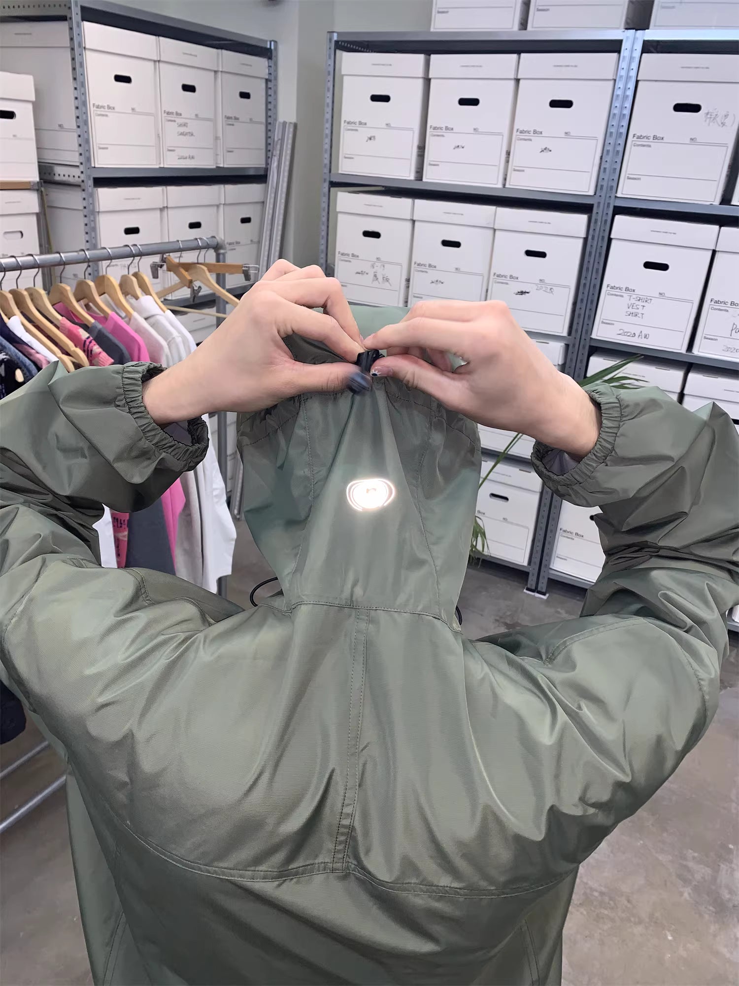 Technical Asymmetric Zip Windbreaker