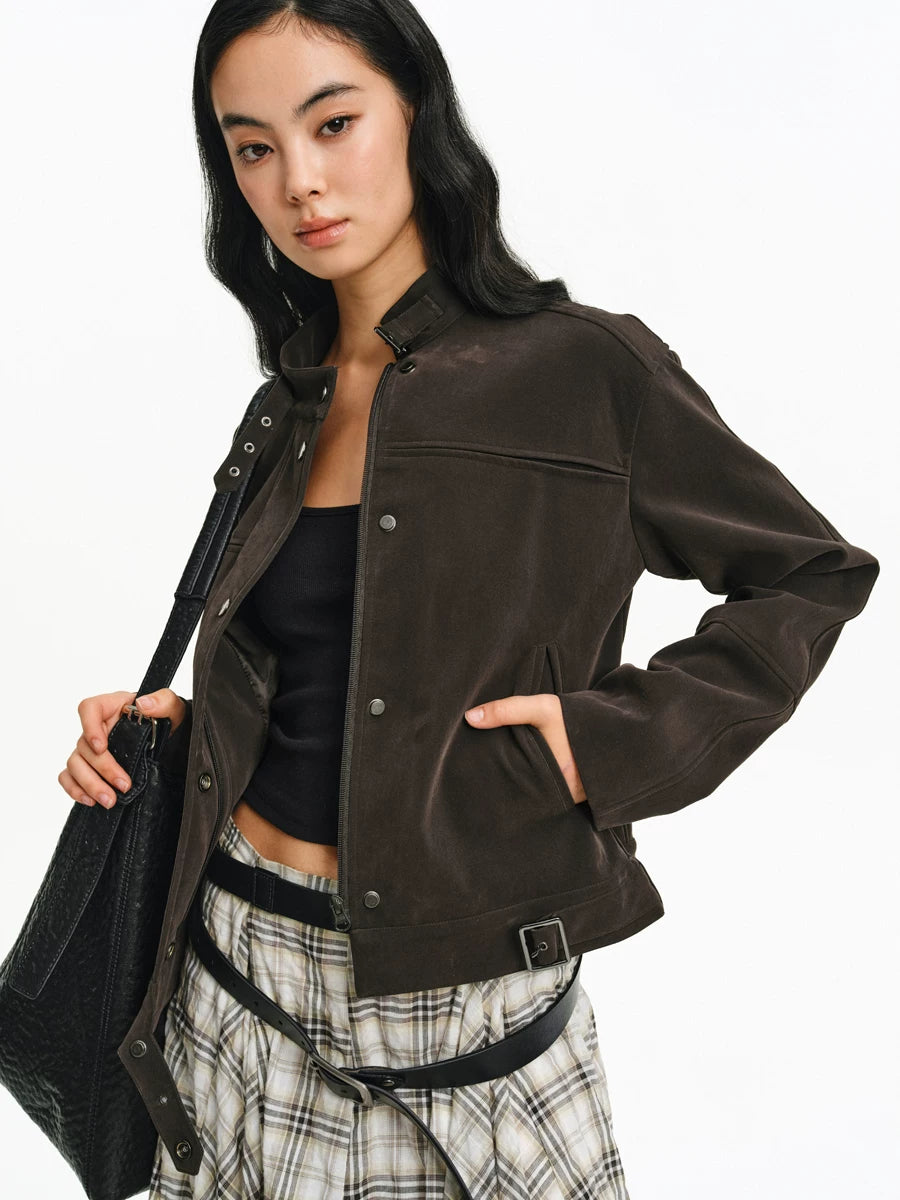Strapline Cropped Jacket