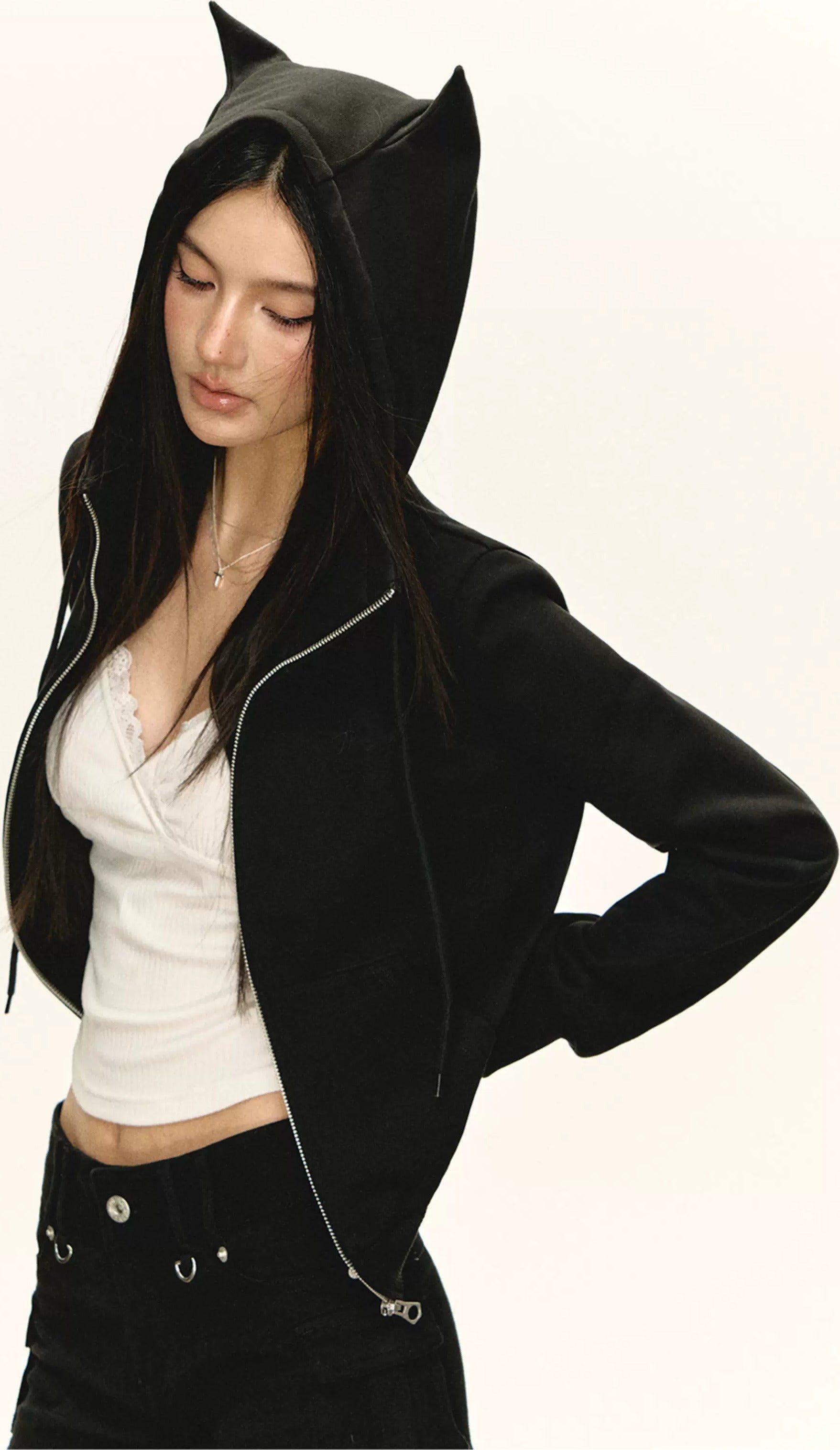 Secret Minx Zip-Up Hoodie