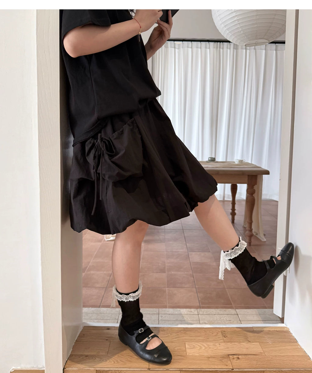 Flower Bud A-Line Skirt