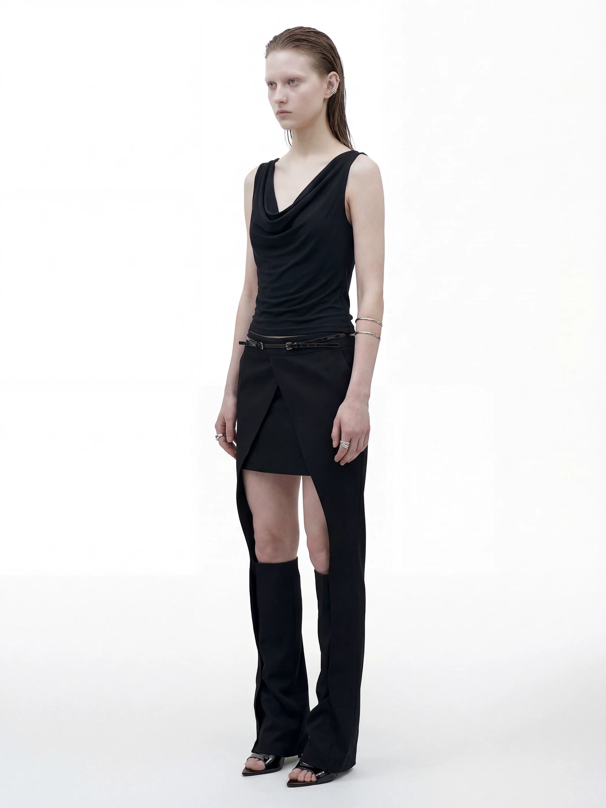 Séances De Travail Segmented Skirt Trousers