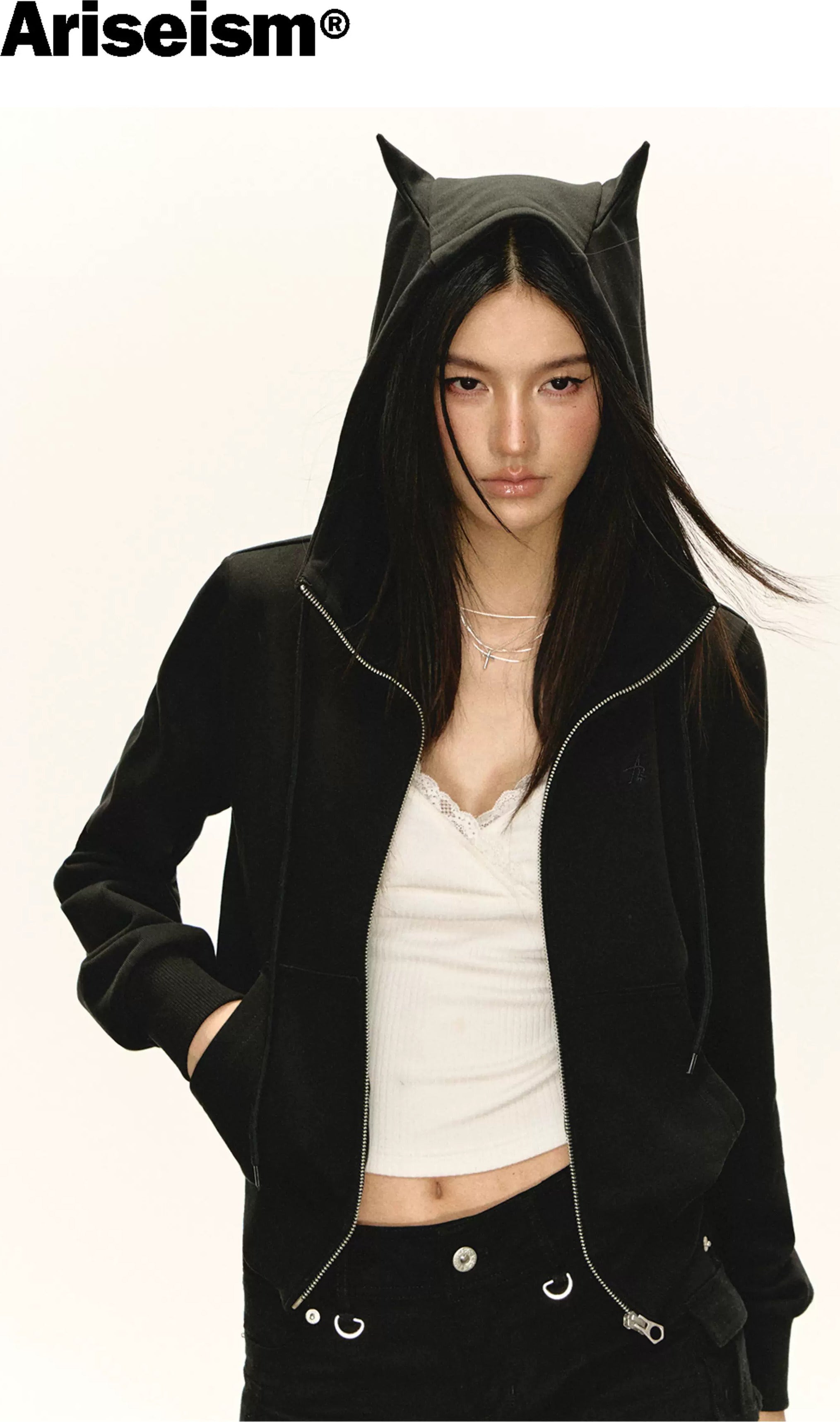 Secret Minx Zip-Up Hoodie