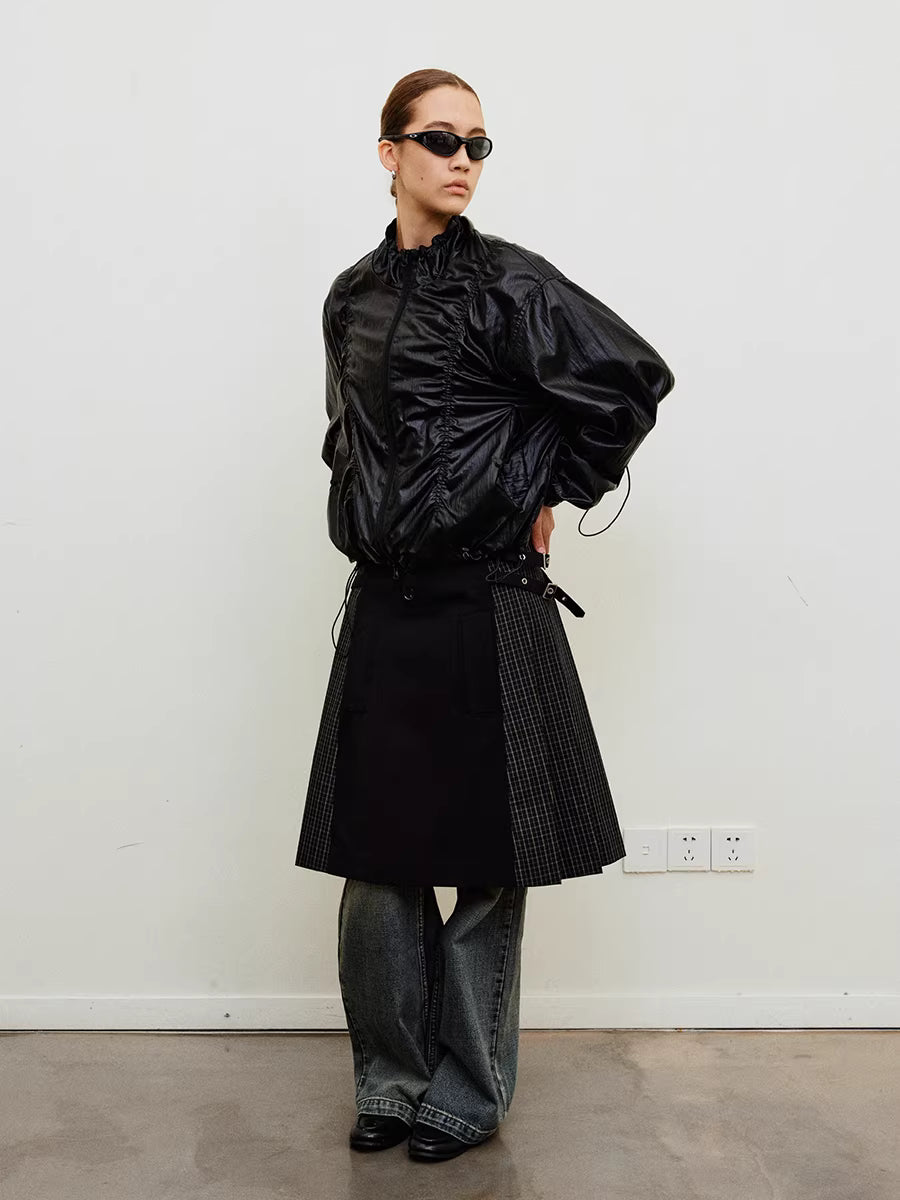 Kinetic Sheen Technical Shell Bomber Jacket