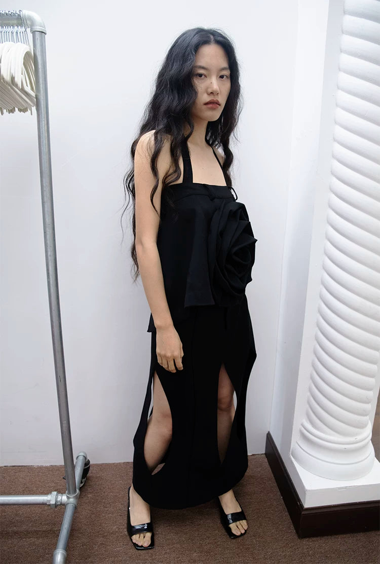 Rosette Void Dress