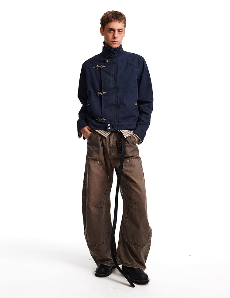 Fireman Clasp Collar Jacket