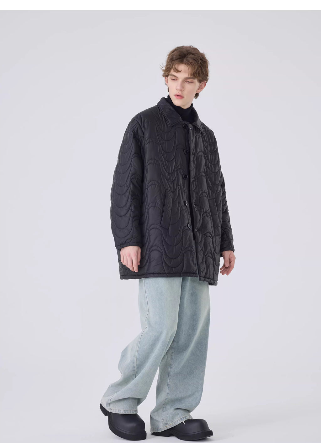 Obsidian Tide Quilted Parka