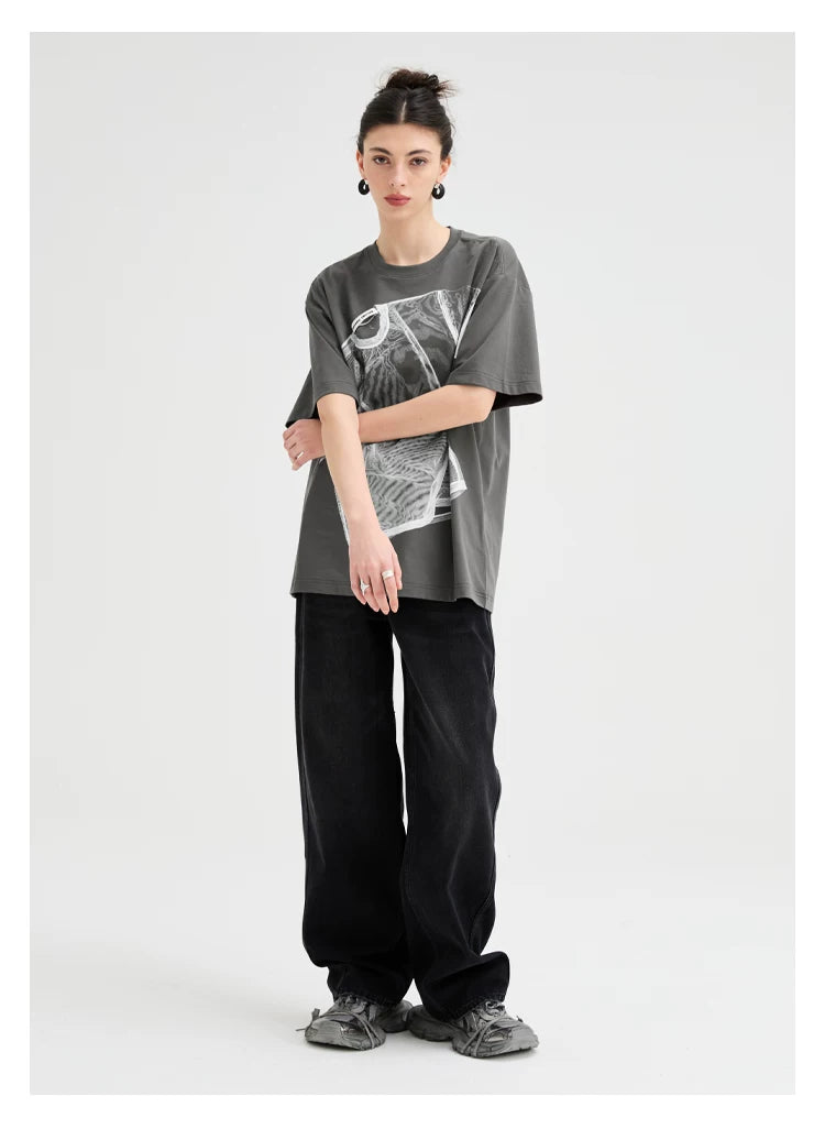 Trompe L’Oeil Print Tee