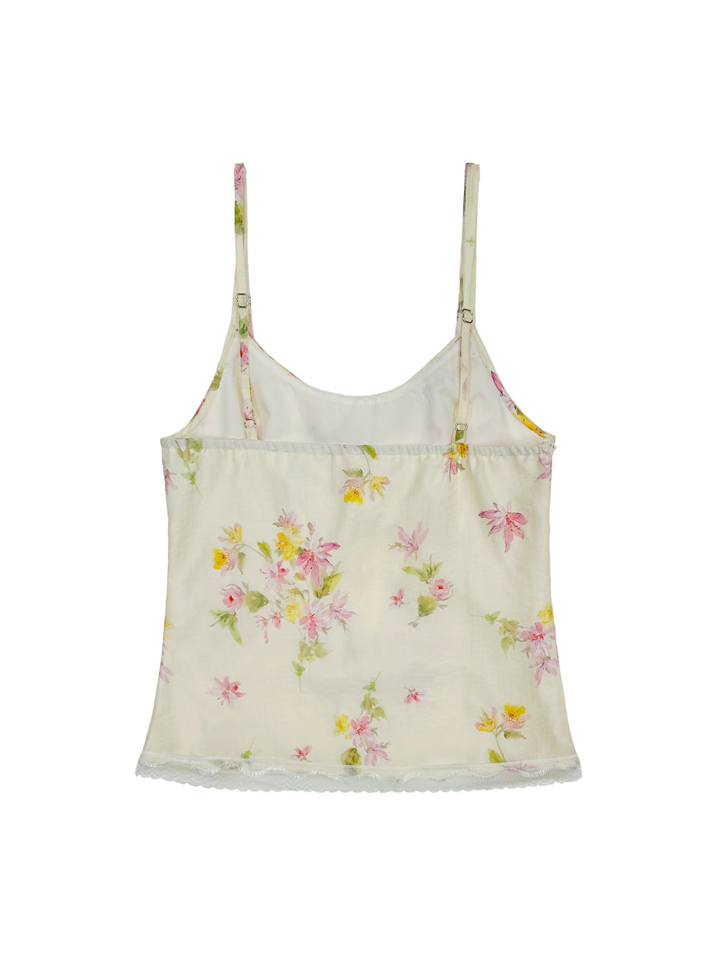 Watercolour Floral Ruffle Camisole in Baby Blue or Ivory