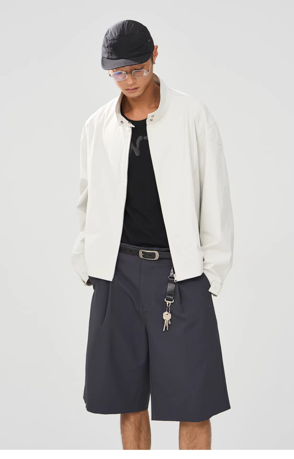 Interval Longline Pleated Suit Shorts
