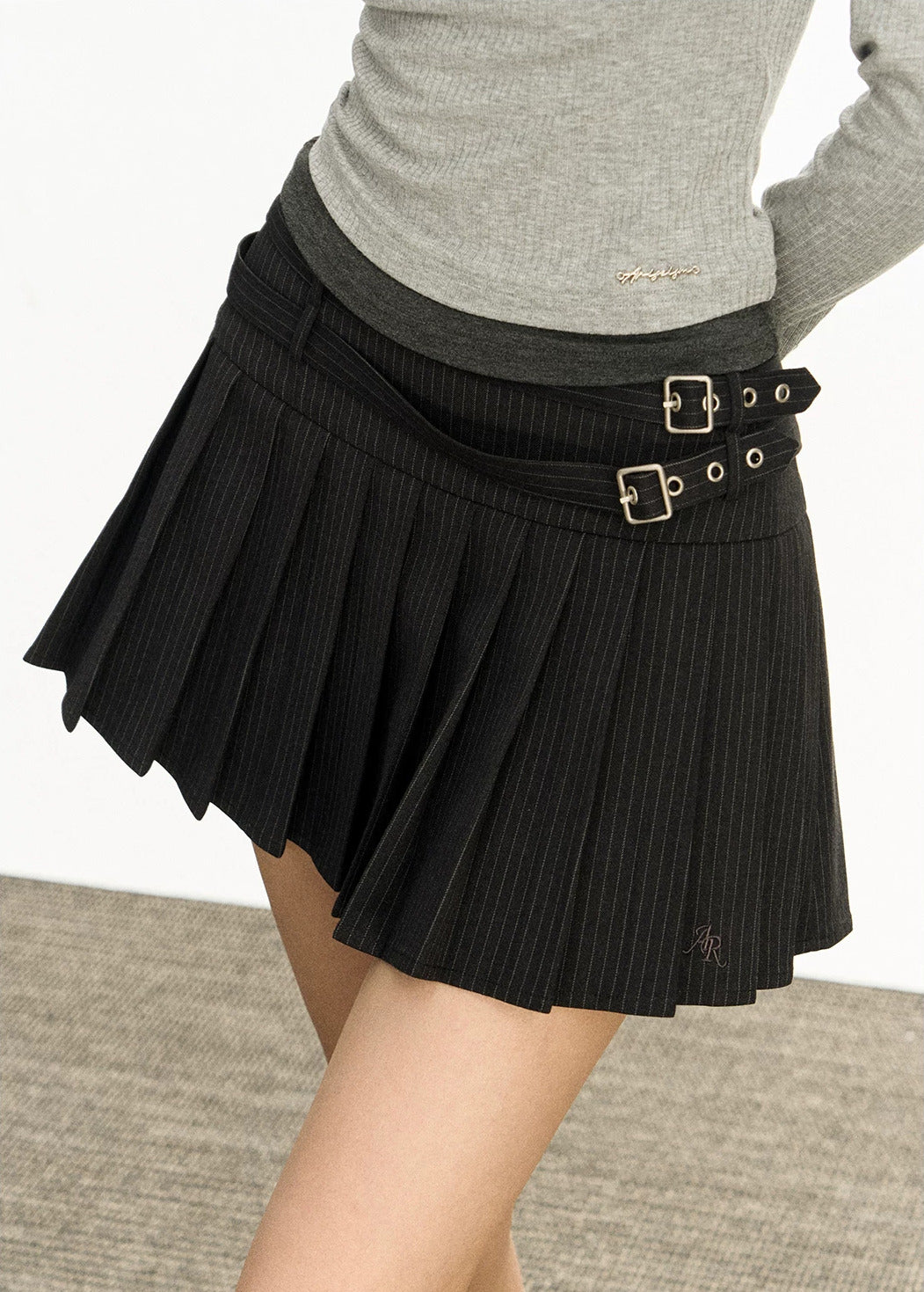 Sixth Form Riot Pleated Mini Skirt