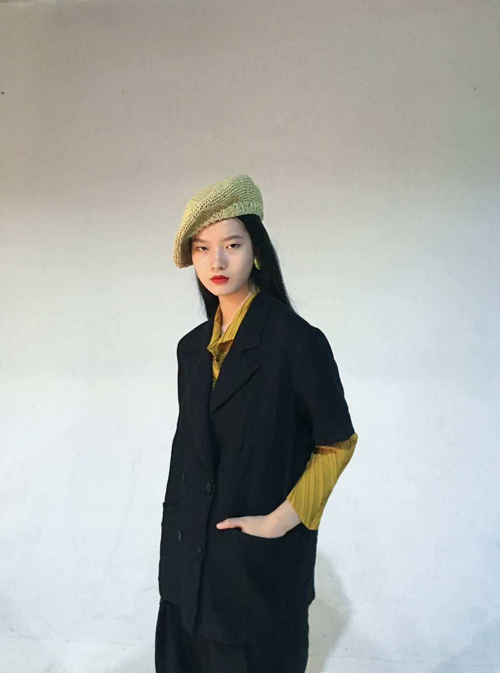 Aureate Exoskeleton Pleat Shirt