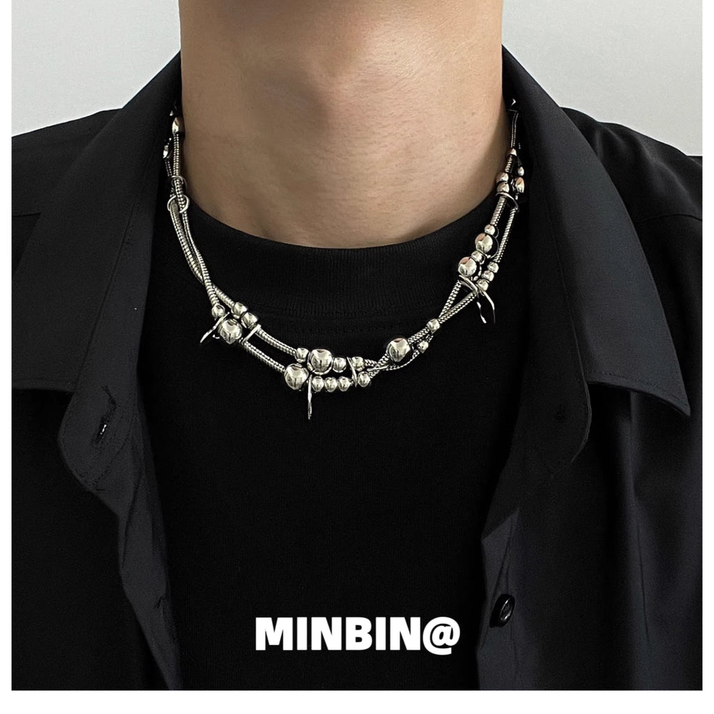 Double-Stranded Snake Chain Necklace