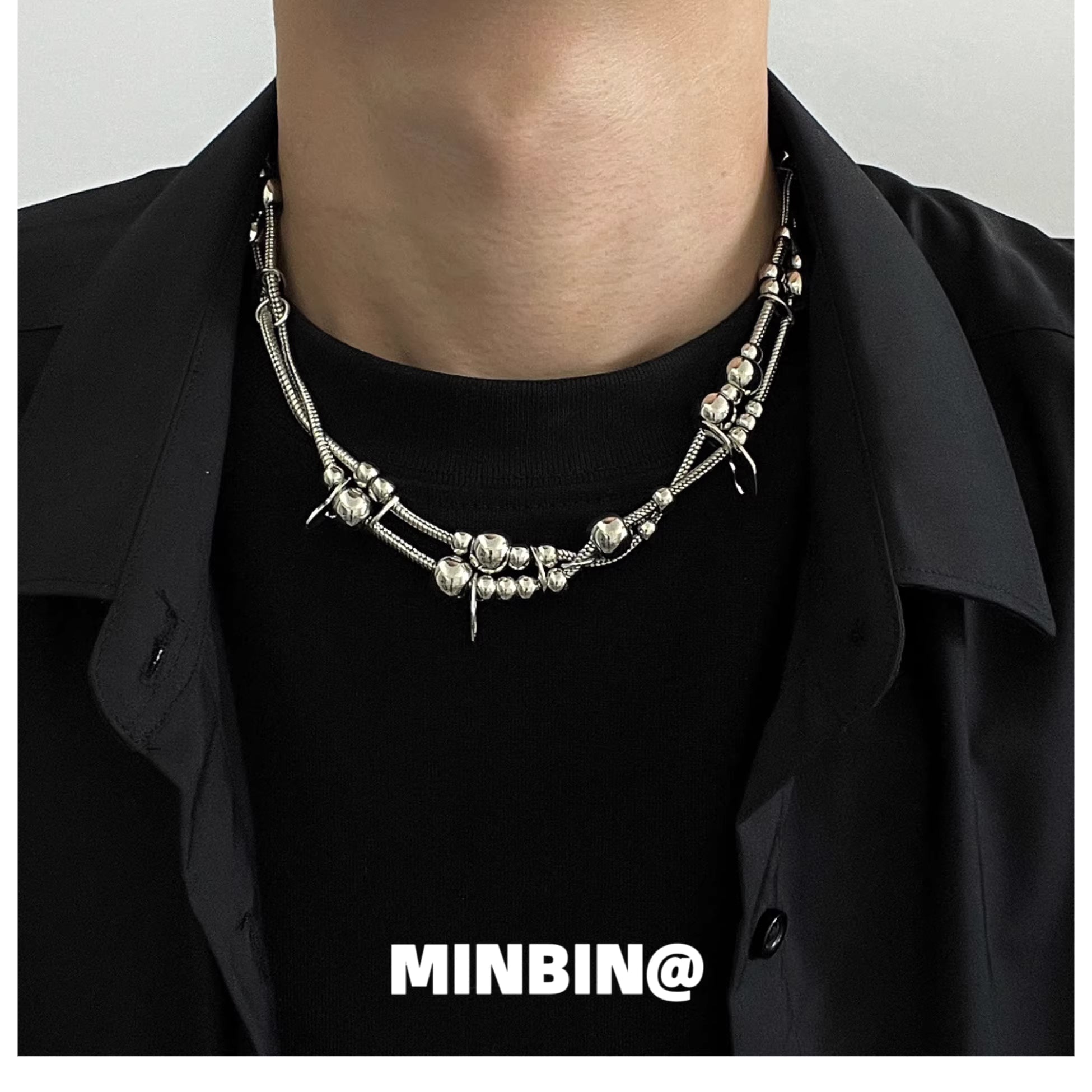 Double-Stranded Snake Chain Necklace