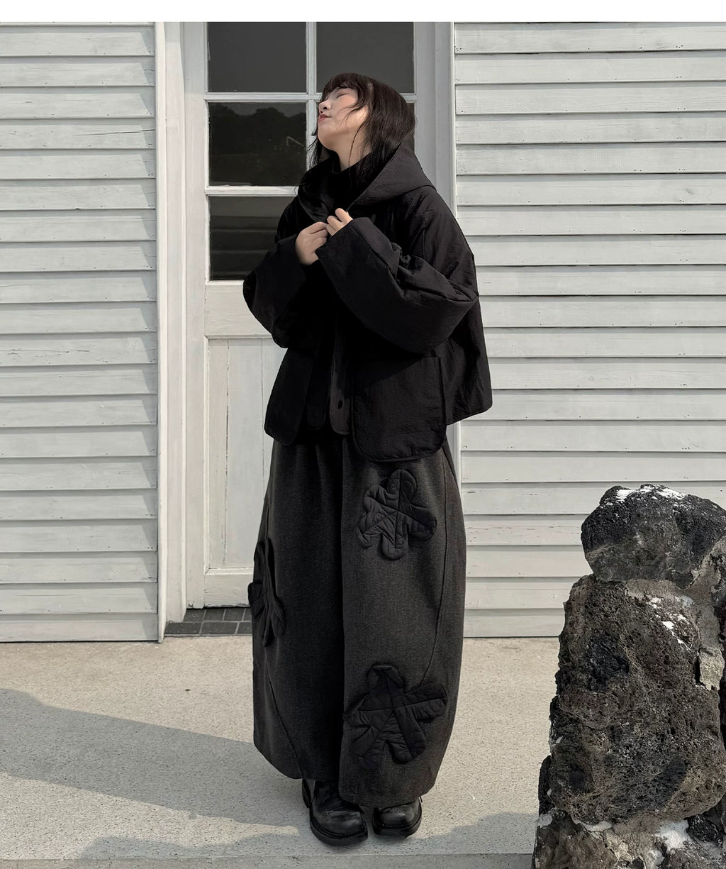 Shadow Hooded Quilted Jacket