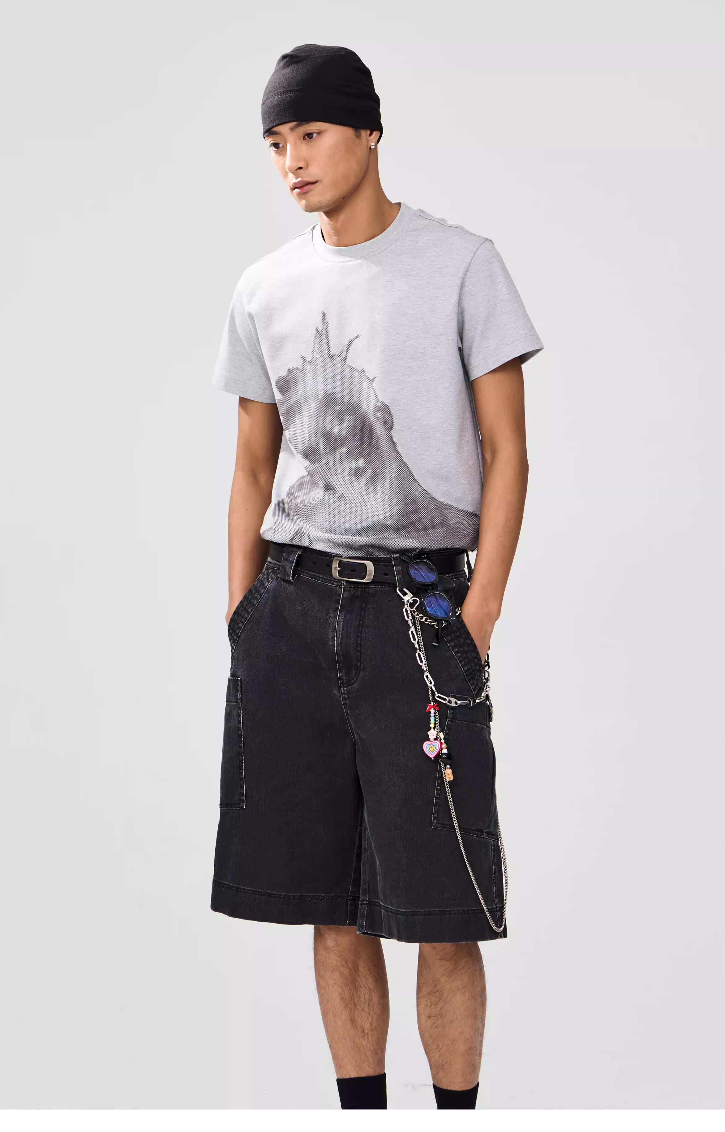 Hankou Subcarrier Negative Film Portrait Print T-shirt