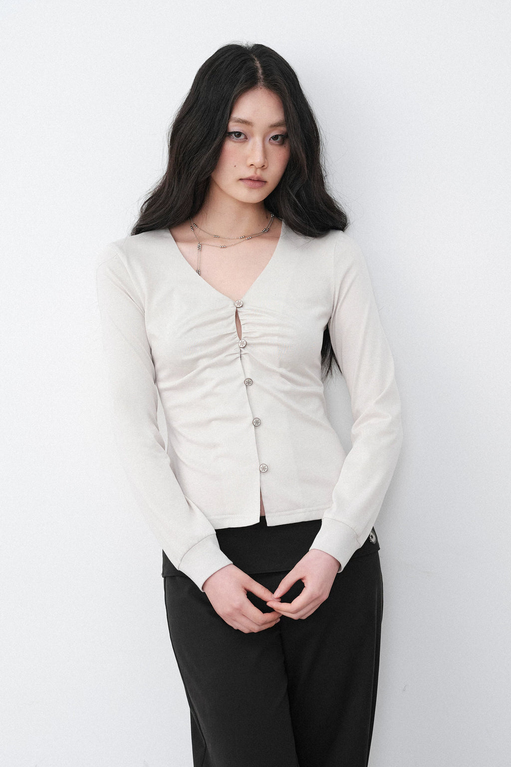 Softline Gathered Long Sleeve