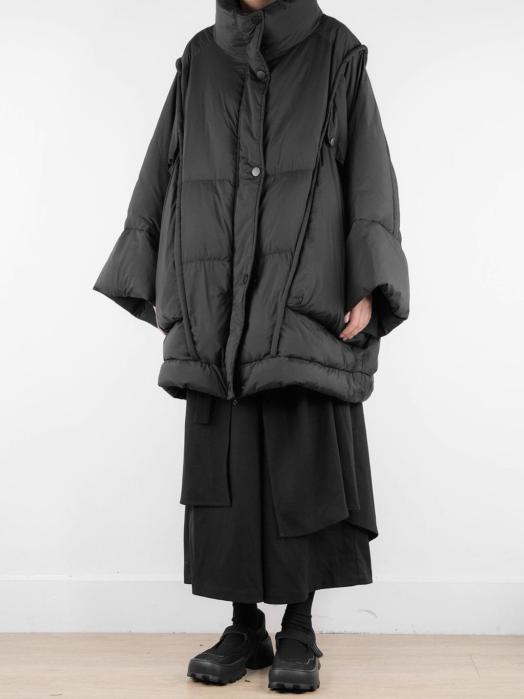 Deconstructed Drape Trouser Skirt