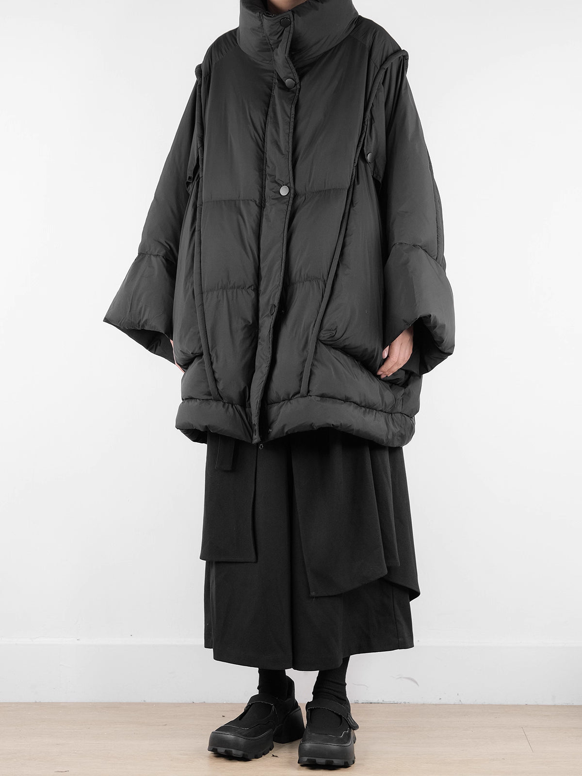 Deconstructed Drape Trouser Skirt