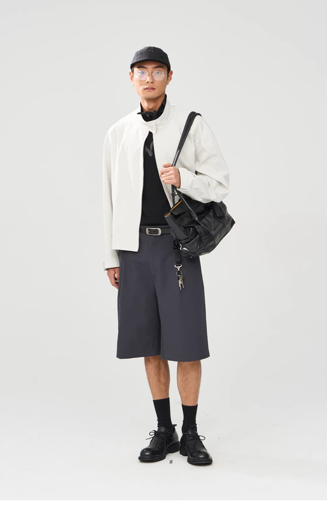 Interval Longline Pleated Suit Shorts