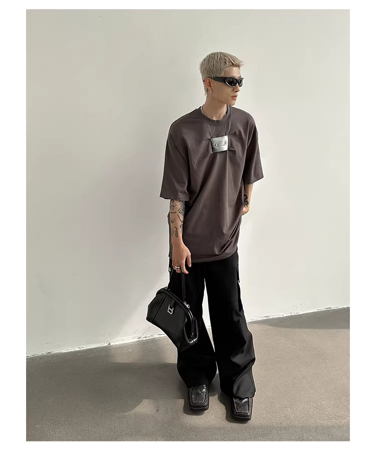 Spine-Pleat Hardware Industrial Tee